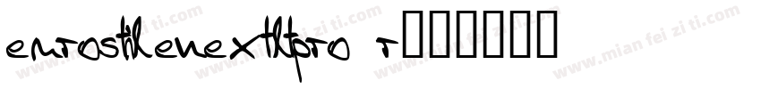 eurostilenextltpro r字体转换
